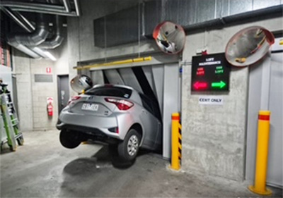 Luckily, no one was injured